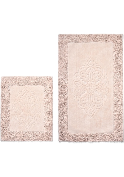 İva Home Collections Tiffany Pamuklu Klozet Takımı 2'li Pudra