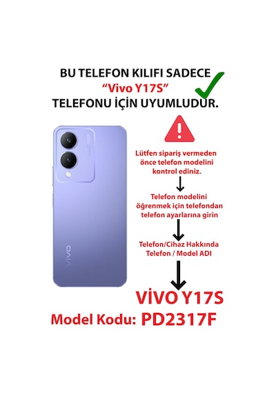 Vivo Y17s Uyumlu Mustafa Kemal Atatürk Kolajları Baskılı Silikon Kılıf