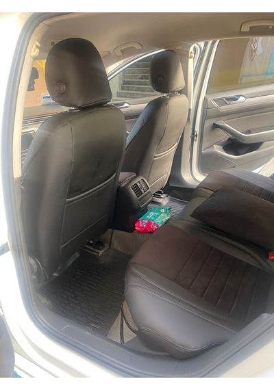 Volkswogen Passat B8 Arka Sırt 2+1 Uyumlu Siyah Taytüyü Siyah Deri Siyah Ip2015 2020 Arası Uyumlu