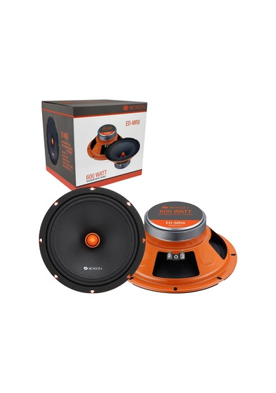 Oto  Mıdrange  20Cm  600W  80W  Rms  Pro  2  Adet  Edıson  Ed-Mr8