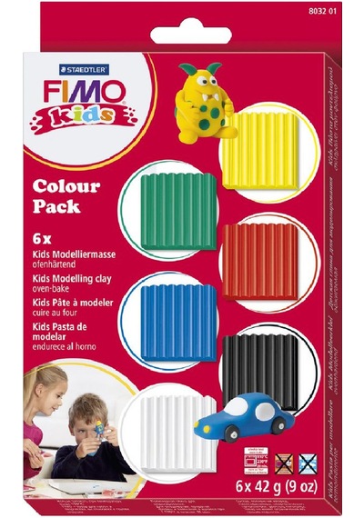 Fimo Kids Polimer Kil Set 42Gr 6 Renk N 8032-01