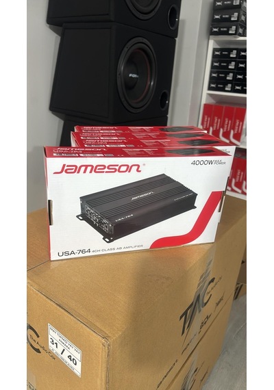 Jameson Usa-764 4 Kanal Ab Class 4000watt Amfi