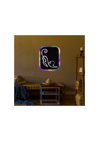 Led Işıklı Kişiselleştirilebilir Kedi Temalı Tablo Simba Dekoratif Gece Lambası Çok Renkli - 737261254 Çok Renkli Led Işıklı Kişiselleştirilebilir Kedi Temalı Tablo Simba Dekoratif Gece Lambası Çok Renkli - 737261254 Çok Renkli
