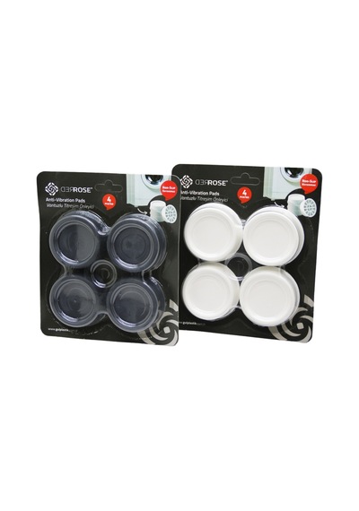 4 Parça Küçük Beyaz Çamaşır Makine Titreşim Önleyici Ayak 5673 150 Mm