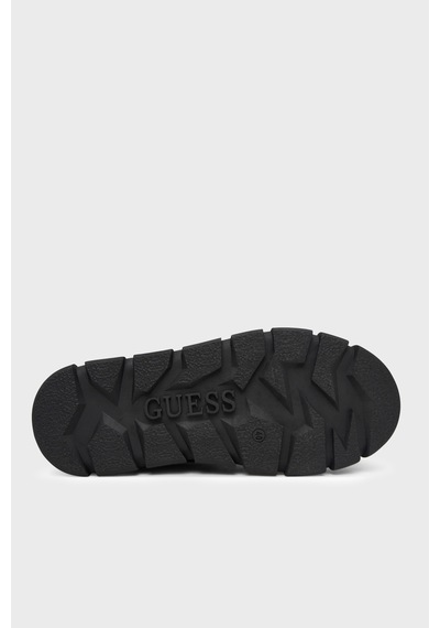 Guess Mabry Logolu Kalın Tabanlı Bot Kadın Bot Flfmab Fab10 Black Siyah