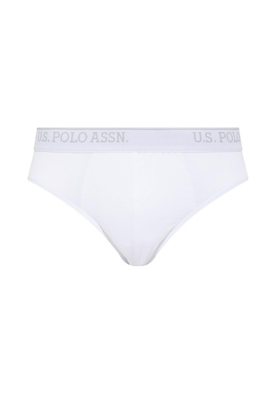 U.S. Polo Assn. - Erkek Beyaz 3 Lü Slıp 90003 Beyaz