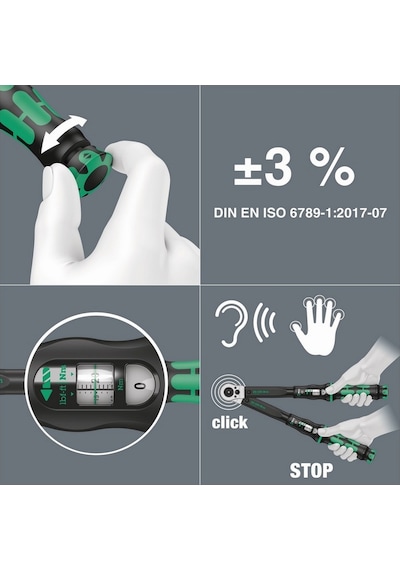 Wera C-t C2 R/l 20-100nm İtmeli Kare Torkmetre 05075625001