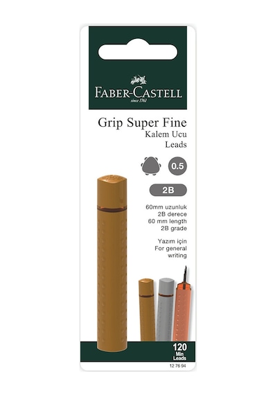 4 Adet Faber-castell Grip Min Uç Metalik 0.5 120'li