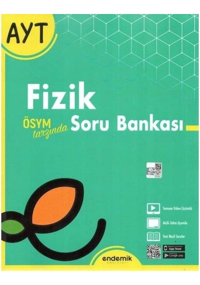 2022 AYT Fizik Soru Bankası -  Endemik Yayınları