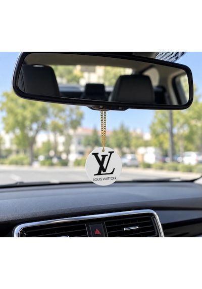 Lv Xl Dikiz Aynası Süsü Zincirli Çift Taraflı Yazı