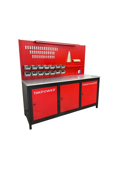 Takpower Ttr4413 2 Metre Takım Tezgahı 3 Dolaplı
