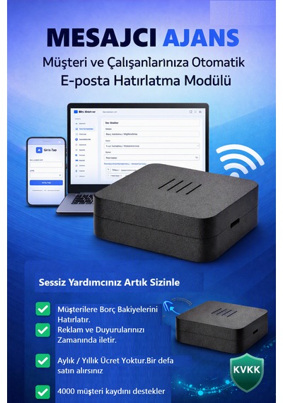 Mesajcı Ajans Müşteri Ve Çalışanlarınıza Otomatik E-posta Gönderim Modülü