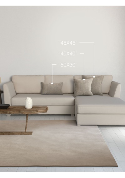 Br Perle Home Daily Series Taş Rengi Kırlent Yastık Kılıfı Taş