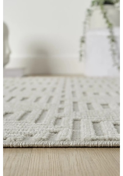Seyran Halı Ruby 1550 Gri Polyester Makine Halısı