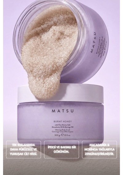 Burnt Honey Yumuşatıcı Bal & Vanilya Vücut Peelingi 300 Gr