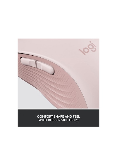 Logıtech 910-006254, M650 Signature, Rose, Sağ El, Usb Nano 2,4g Kablosuz, 4000dpi, Optik, 5 Tuşlu, 24ay Pil Ömrü, Sessiz Mouse