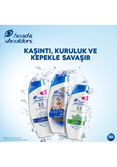 Head & Shoulders Mentol Ferahlığı 2 in 1 Şampuan 250 ML