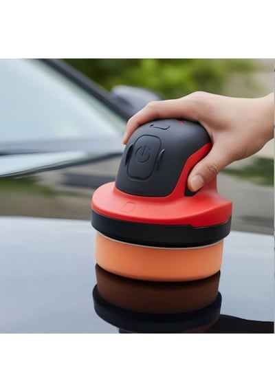 Aprilla Acc-1199 Şarjlı Polisaj Makinesi 10 Cm Parlatma Yüzeyi, Sünger Seti, Hafif Ve Ergonomik Tasarım