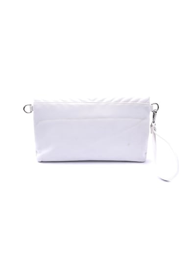 Barbara Kadın Clutch Çanta 67-6010 Beyaz - Beyaz