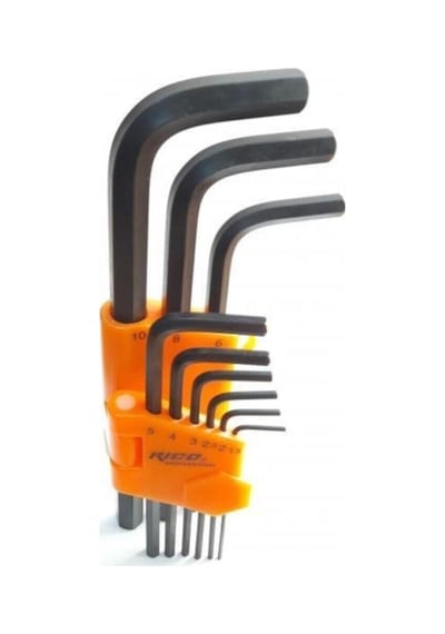 9 Parça Uzun L Allen Takımı Profesyonel 013-rc0215
