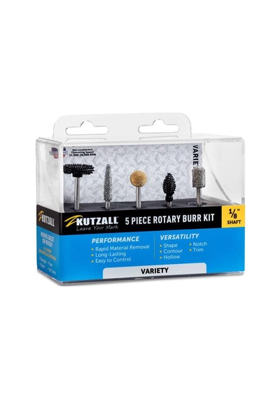 Kutzall 18vkıt01 Karışık Ahşap Törpü Seti 5 Parça Sap: 3.1mm