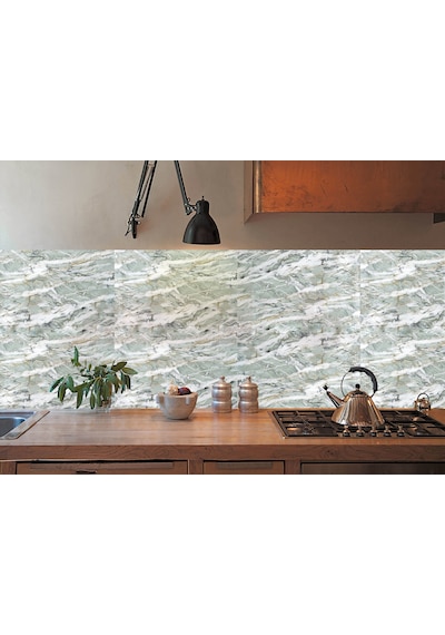 Tink Kendinden Yapışkanlı Yeşil Agat Desenli Pvc Panel 41x62 Cm