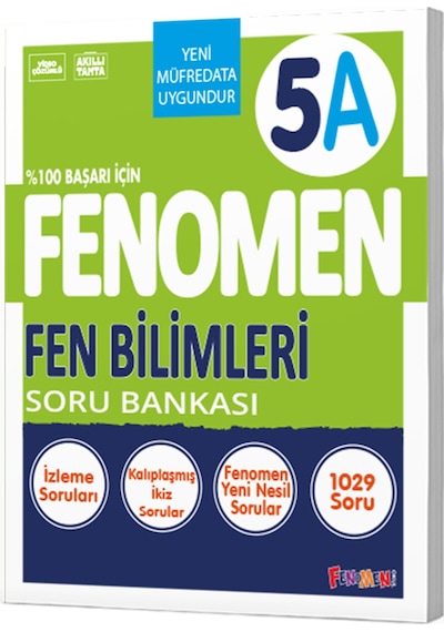 Fenomen 5.sınıf Fen Bilimleri A Soru Bankası