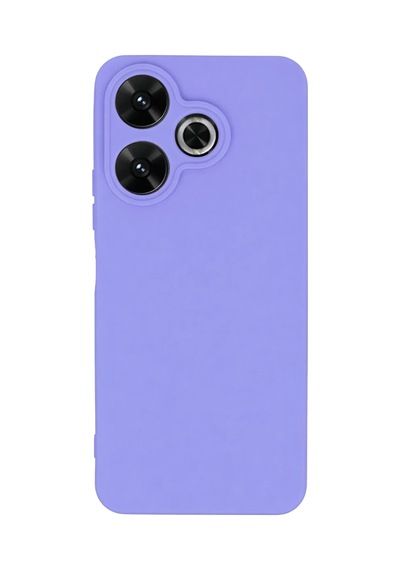 Xiaomi Redmi 13 4g Uyumlu Kılıf First Silikon - Lila