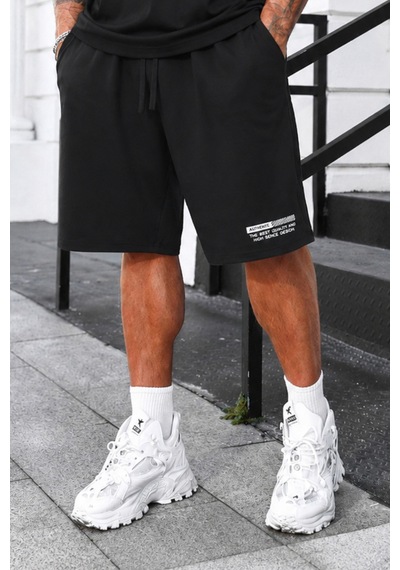 Cool Tarz Erkek Oversize Basic Tişört Şort Takımı %100 Pamuk Yazlık Rahat Günlük İkili Takım Siyah Siyah Cool Tarz Erkek Oversize Basic Tişört Şort Takımı %100 Pamuk Yazlık Rahat Günlük İkili Takım Siyah Siyah
