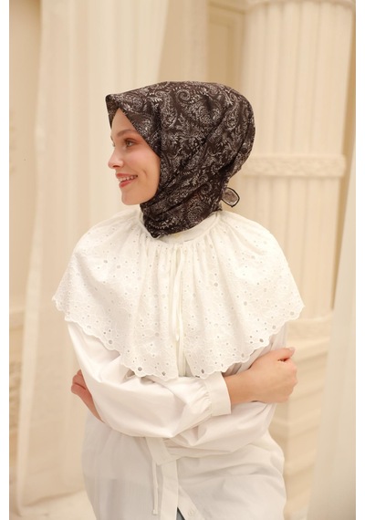 Silk Home Soft Eşarp 73082-28 Siyah, Beyaz