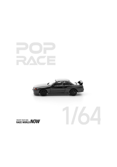 Nissan Skyline Gt-r R32 Dark Chrome Edition Prdc002 Diecast 1:64 Model Araba