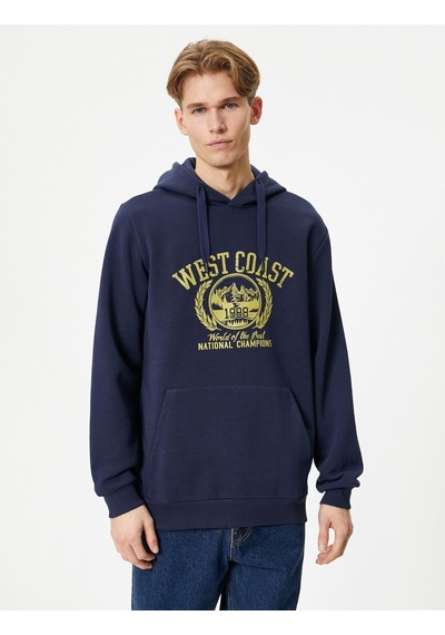 Koton Kolej Baskılı Hoodie Kapşonlu Kanguru Cep Detaylı Lacivert 4wam70212mk Lacivert Koton Kolej Baskılı Hoodie Kapşonlu Kanguru Cep Detaylı Lacivert 4wam70212mk Lacivert
