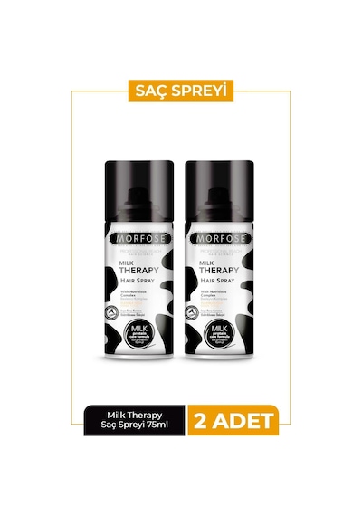 Morfose Milk Therapy Saç Spreyi 75 Ml 2 Adet