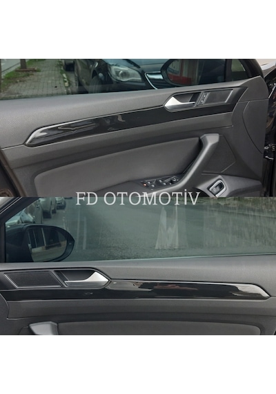 Volkswagen Passat B8 Maun Kaplama Seti Parlak Siyah Renk