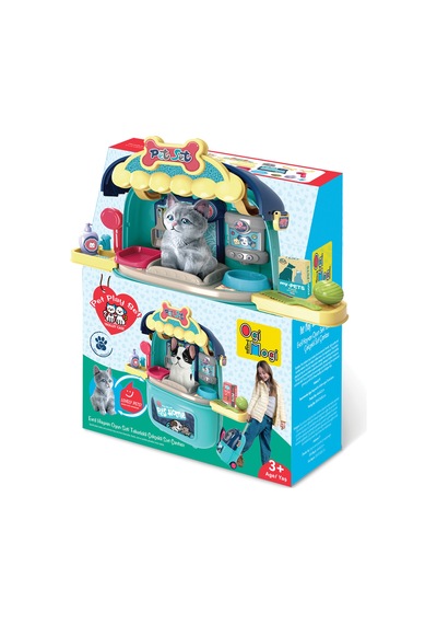 Ogi Mogi Toys Evcil Hayvan Oyun Seti Tekerlekli Çekçekli Sırt Çantası