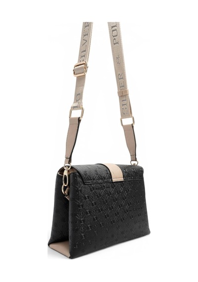 Silver & Polo Silver Polo Siyah - S.nut Logolu Kadın Çapraz Çanta Sp1287