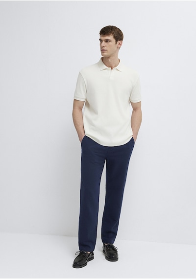 Mavi - Beli Lastikli Lacivert Pantolon 0010596-70490