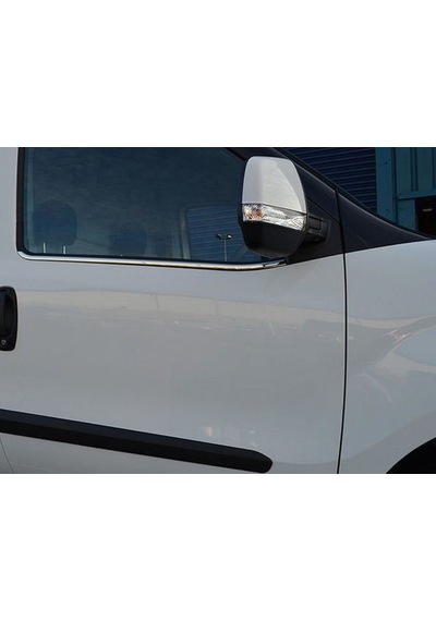 Fiat Doblo Krom Cam Çıtası 4 Parça 2010-2015 Paslanmaz Çelik N11.5785