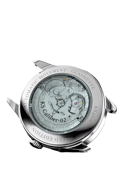 Kronen&söhne Ks4010 Luxury Tourbillon Mekanik Otomatik Erkek Kol Saati Gümüş - Siyah