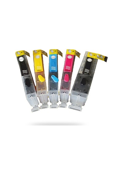 Canon Pgı 550/551 Uyumlu 6 Renk Kolay Dolan Kartuşlar Bk1008.02.005 Bk