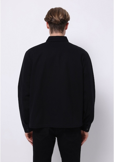 Colin's Colins Crop Fit Erkek Siyah Shacket Cl1075308 Q1.v1 Blk Siyah