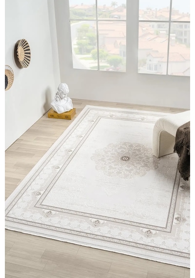 Seyran Halı Diva 0277 Gri Akrilik Makine Halısı