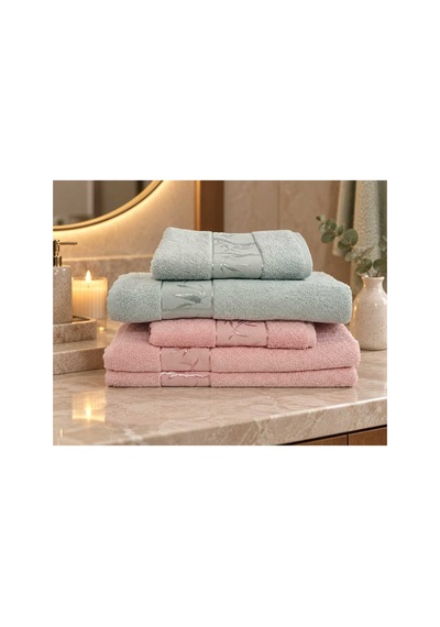 Nurpak Bambu 4'lü Banyo Seti - Yasmina Tekstil Çok Renkli - 936102722 Çok Renkli