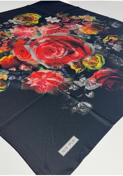 Aker Polyester Rayon Eşarp 6715769 Siyah-