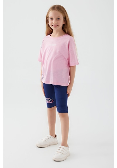 Rolypoly Active Mood On Pembe Kız Çocuk Bermuda Takım Pembe