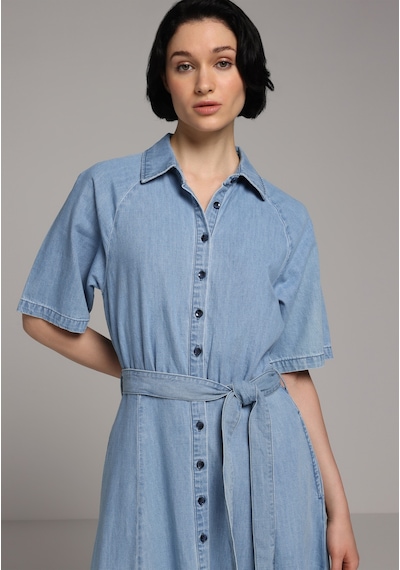 Colin's Colins Regular Fit Düz Kadın Light İndigo Denim Kısa Kol Elbise Cl1081408 Q1.v1 Dn45045 Colin's Colins Regular Fit Düz Kadın Light İndigo Denim Kısa Kol Elbise Cl1081408 Q1.v1 Dn45045