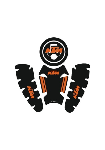 Ktm Duke 2012-2021 Uyumlu Tank Pad Seti Çok Renkli 07035757