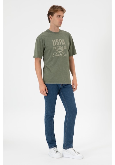 U.s. Polo Assn. Erkek Vizon Tişört 50300228-vr052 Vizon