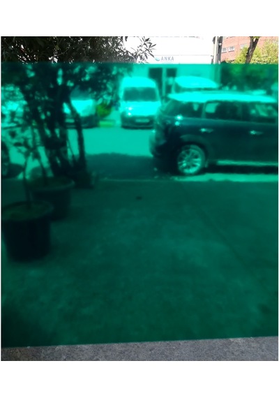 Tranparan Renkli Cam Folyosu