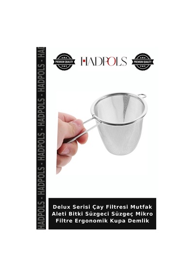 Delux Serisi Çay Filtresi Mutfak Aleti Bitki Süzgeci Süzgeç Mikro Filtre Ergonomik Kupa Demlik Diğer